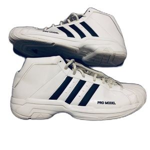 Adidas White and Black Mens Sneakers